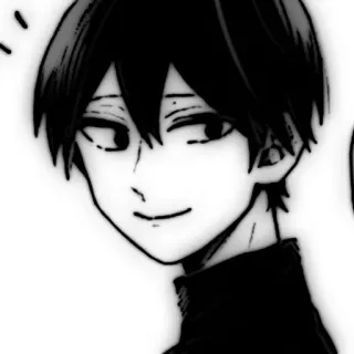 💥 Anime, Mangá, Menino, Retrato telegram sticker
