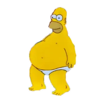🍻 Homer Simpson The Simpsons Homer Simpson, Nhân vật hoạt hình, Gia đình Simpson, hài hước, nhân vật telegram sticker