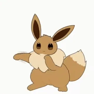 👊 Eevee Pokémon whatsapp sticker