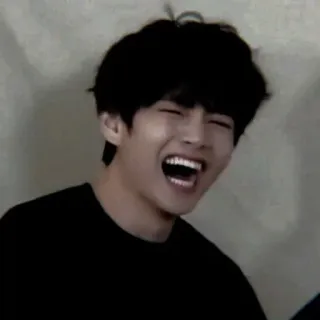 ⚔ Person, Lächeln, Lachen, Glücklich, Koreanisch, Mann telegram sticker