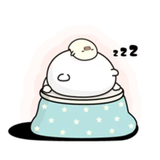 😪 zzz kawaii, cute, sleeping, zzz, cartoon, sleepy telegram sticker