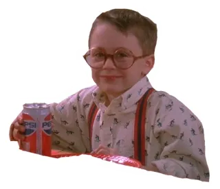 🥤 Kevin McCallister Home Alone ator mirim, filme, natal, macaulay culkin, pepsi whatsapp sticker