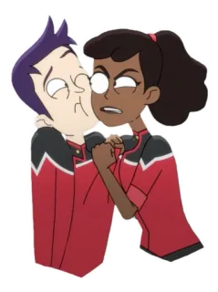 Star Trek: Lower Decks whatsapp stickers