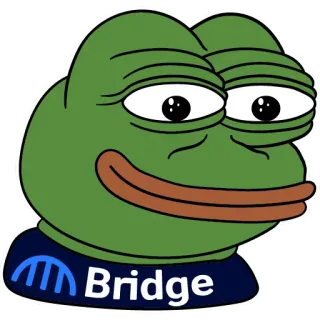 🙂 Pepe the Frog Bridge Pepe, frog, meme, green, cartoon telegram sticker