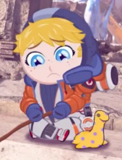 ☹️ Wattson Apex Legends video game, character, cartoon, apex legends, wattson telegram sticker