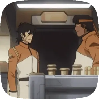 🫂 Keith Voltron Вольтрон, Кит, Аниме, Научная фантастика, Мультфильм whatsapp sticker