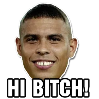 😆 HI BITCH! telegram sticker