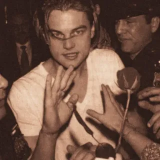 🌻 Leonardo DiCaprio actor, celebrity, man, portrait telegram sticker