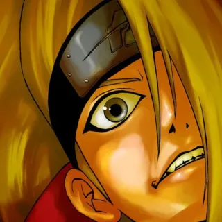 😨 Deidara Naruto Deidara, Naruto, Anime, Manga, Ninja, Charakter, Blonde Haare whatsapp sticker
