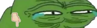😂 Pepe the Frog pepe, rana, meme, meme de internet, expresión whatsapp sticker