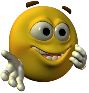 😄 Emoji, Smiley, Cartone animato, Felice, Arte digitale whatsapp sticker