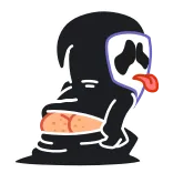 Scream :: @fStikBot telegram emojis ๐
