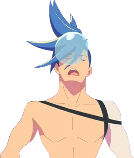 😴 Kamina Tengen Toppa Gurren Lagann Anime, Cartone animato, Illustrazione, Uomo, Kamina, Tengen Toppa Gurren Lagann telegram sticker