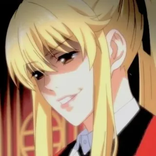 🦮 Mary Saotome Kakegurui Anime, Kakegurui, Mary Saotome, Rubia, Apuestas telegram sticker