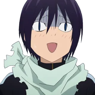 😰 Yato Noragami anime, manga, noragami, yato, funny, character, cartoon telegram sticker