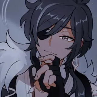 😌 Kaeya Genshin Impact Anime, Genshin Impact, Kaeya, Personnage, Jeu whatsapp sticker