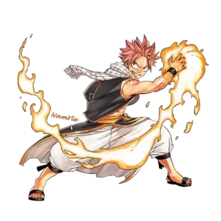 🤜 Natsu Dragneel Fairy Tail Anime, Fogo, Magia, Natsu, Fairy Tail, Personagem telegram sticker