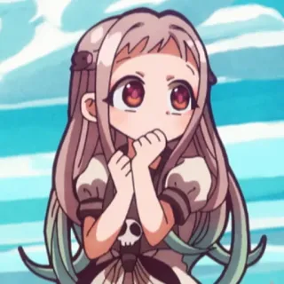 🐠 Nene Yashiro Toilet-bound Hanako-kun Anime, Desenho animado, Fofo, Feminino, Personagem, Garota telegram sticker