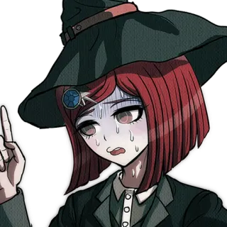 😓 Himiko Yumeno Danganronpa V3: Killing Harmony Anime, Manga, Phù thủy, Dễ thương, Khó chịu telegram sticker