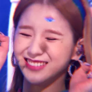 😊 女性, 顔, 笑顔, K-POP, 人, ポートレート whatsapp sticker