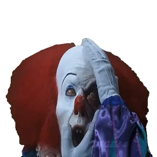 🤕 Pennywise It Klaun, Horror, Stephen King, To, Pennywise telegram sticker