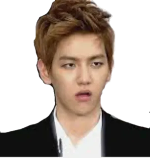 😑 kpop, expresión, meme, retrato, hombre, cara whatsapp sticker