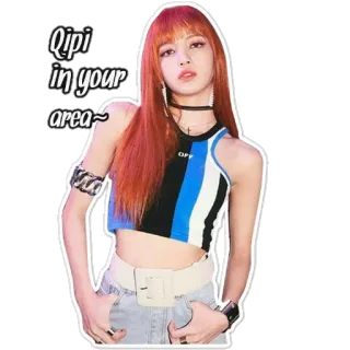 qipi (lalisa) by @cheogiwa telegram stickers