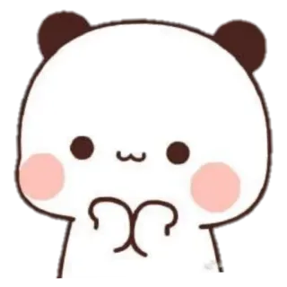 🤗 Panda, Lindo, Animal, Kawaii, Dibujo animado whatsapp sticker