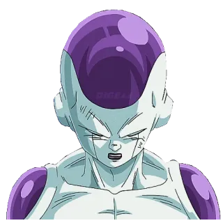 😒 Frieza Dragon Ball Freezer, Dragon Ball Z, Anime, Villano, Emperador espacial telegram sticker