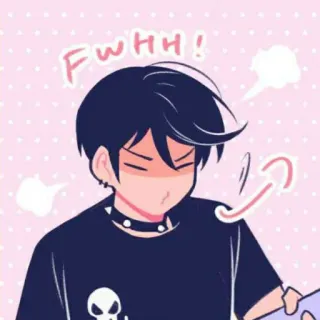🔗 FWHH! anime, manga, cartoon, angry, character telegram sticker