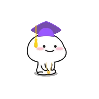 🏅 graduation, mortarboard, cartoon, cute, diploma telegram sticker