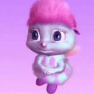 🧚‍♀️ Bibble Barbie: Fairytopia Bibble, Barbie, Fairytopia, dessin animé, mignon, fée, créature, animal de compagnie telegram sticker