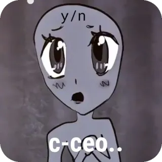 😀 y/n y/n c-ceo.. whatsapp sticker