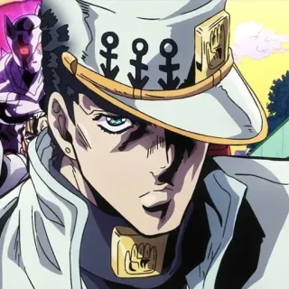 🧬 Jotaro Kujo Jojo's Bizarre Adventure Anime, Manga, Jotaro, Jojo, Personaje, Stand, Kujo, Jotaro Kujo whatsapp sticker