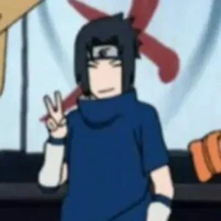 🍥 Sasuke Uchiha Naruto Аниме, Мир, Учиха, Саске, Ниндзя, Дружелюбный telegram sticker