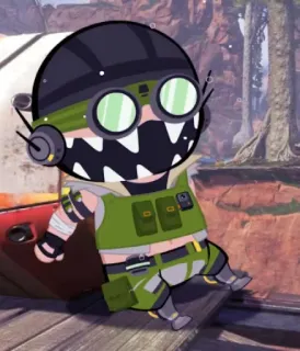 😱 Octane Apex Legends Octane, Apex Legends, video game, character, sticker telegram sticker