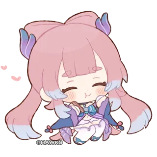 ☺️ @HAWKS anime, sticker, chibi, cute telegram sticker
