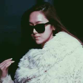 🗽 kobieta, okulary przeciwsłoneczne, płaszcz, moda, styl, portret whatsapp sticker