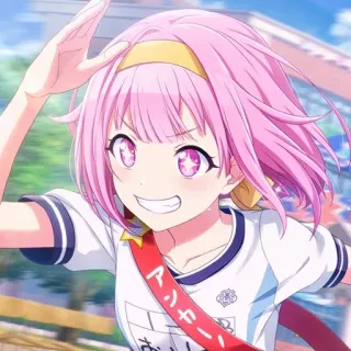 🎊 アンちゃーん
さいこー！ garota anime, cabelo rosa, idol, alegre, kawaii telegram sticker