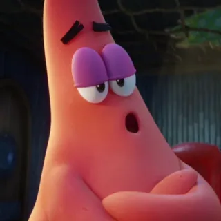 🐙 Patrick Star patrick star, spongebob, nickelodeon, cartoon, funny, shocked, starfish telegram sticker