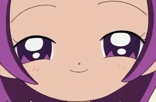 🙂 Аниме, Мультфильм, Милый, Лицо, Глаза, Иллюстрация telegram sticker