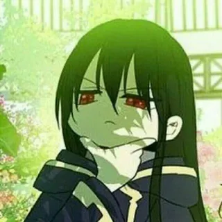 🔮 Anime, Manga, Dessin animé, Personnage, Fille, Expression, Expression du visage telegram sticker