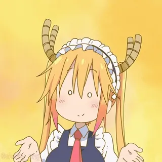 ❓ Tohru Miss Kobayashi's Dragon Maid telegram sticker