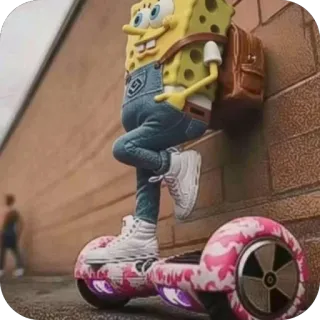 🫥 SpongeBob SquarePants whatsapp sticker