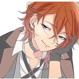 😏 Chuuya Nakahara Bungou Stray Dogs Anime, Manga, Bungou Stray Dogs, Chuuya Nakahara, Charakter telegram sticker