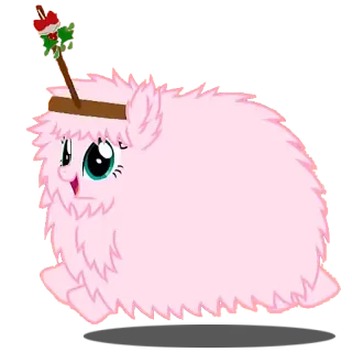 🏃 pony, pink, cartoon, animal, fluffy telegram sticker