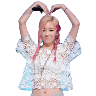❤ женщина, сердце, K-pop, айдол, мир telegram sticker