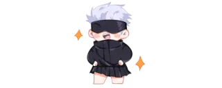 ✨ Gojo Satoru Jujutsu Kaisen Anime, Manga, Chibi, Gojo Satoru, Jujutsu Kaisen telegram sticker