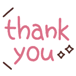 ⭐ thank you thank you, pink, cursive, cute, friendly telegram sticker