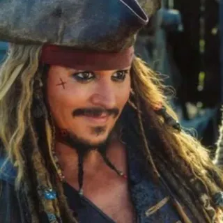 👀 Captain Jack Sparrow Pirates of the Caribbean pirate, captain, jack sparrow, pirates, movie, disney telegram sticker